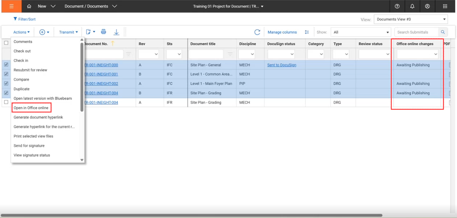 InEight Document - Office Integration