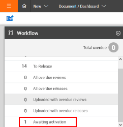 InEight Document - Activating a Custom Workflow
