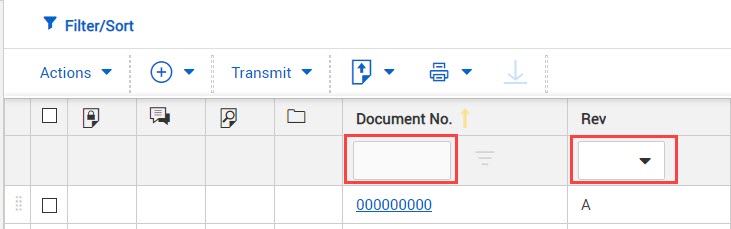 InEight Document - Managing Register Columns