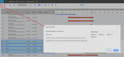 Copy and paste SIP steps
